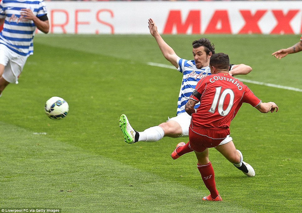 فیلیپه کوتینیو|لیورپول 2 - 1 کوئینز پارک رنجرز / لیگ جزیره