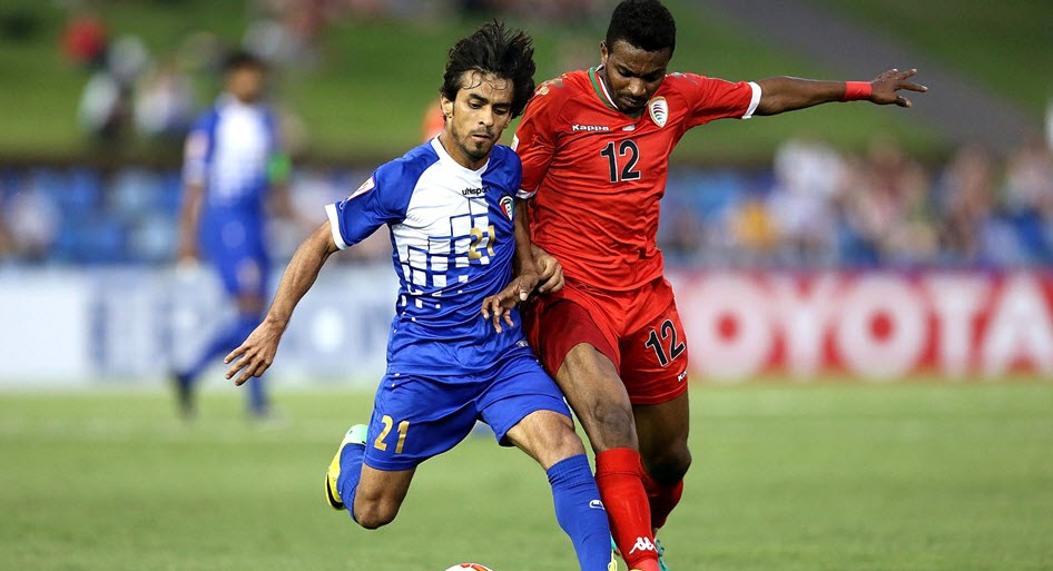 تقابل دو بازیکن|عمان 1 - 0 کویت / جام ملت های آسیا 2015