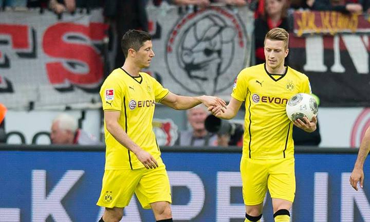 رابرت لواندوفسکی - ماركو رویس|زوج موفق دورتموند باز هم درخشید