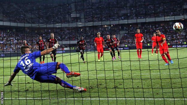 ژاوی|بارسلونا 1-1 نیس / دیدار دوستانه