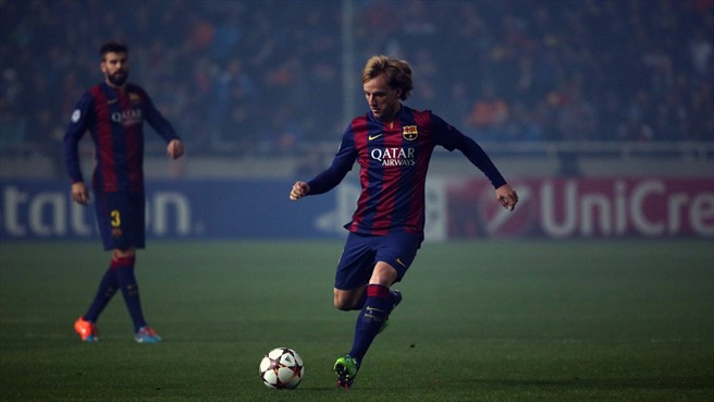 ایوان راکیتیچ|آپوئل 0 - 4 بارسلونا / لیگ قهرمانان