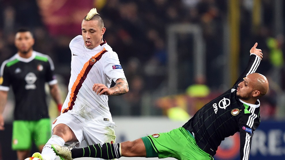 جروینیو|رم 1 - 1 فاينورد روتردام / لیگ اروپا