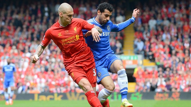 اشکرتل - محمد سلاح|دفاع شدید اسکرتل مقابل محمد صلاح.