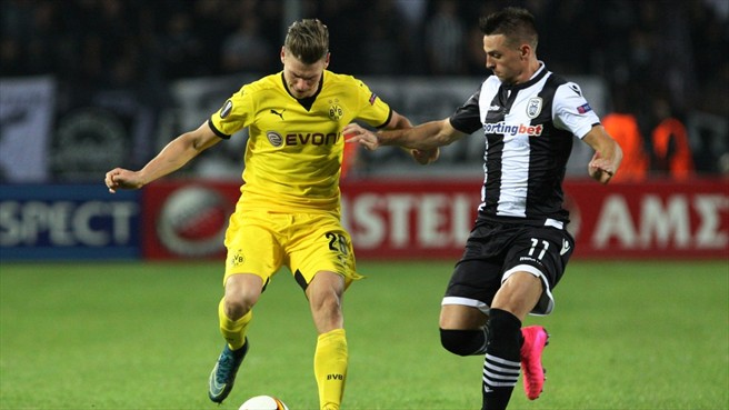 لوکاس پیشتچک|پائوک 1 - 1 بوروسيا دورتموند / لیگ اروپا