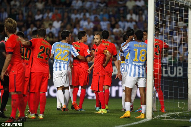 آندرس اینیستا|مالاگا 0-0 بارسلونا / لالیگا