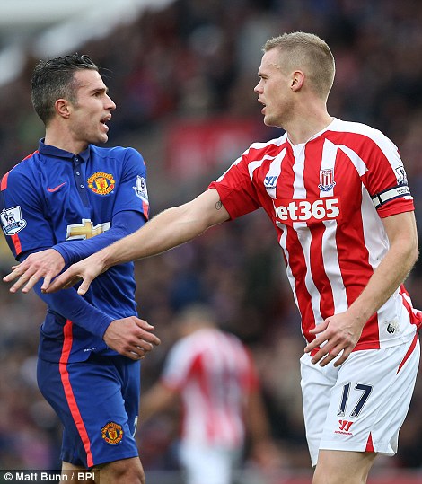 رابین فن پرسی|استوک سیتی 1 - 1 منچستر یونایتد / لیگ جزیره