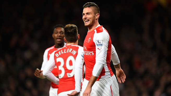 اليوير ژیرود|آرسنال 4 - 1 نیوکاسل / لیگ جزیره