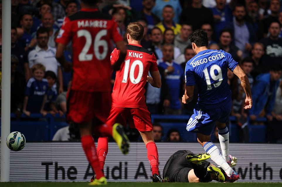 دیگو کاستا|چلسی 2-0 لستر سیتی / لیگ جزیره