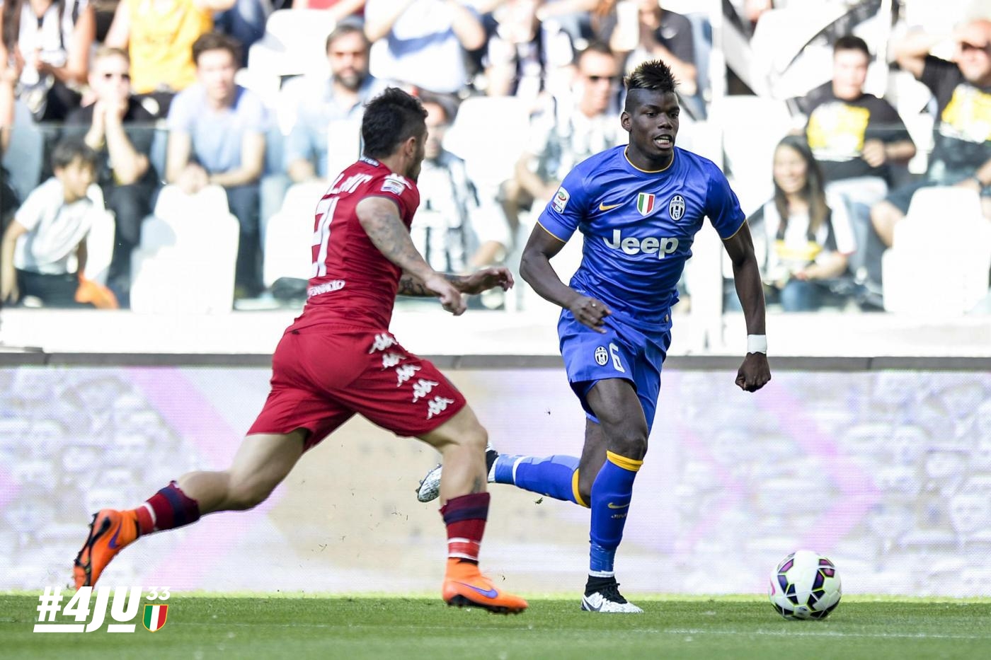 پل پوگبا|یوونتوس 1 - 1 کالیاری / سری آ