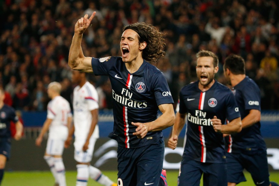 ادینسون کاوانی|پاریس‌سن‌ژرمن 1 - 1 لیون / لوشامپیونه