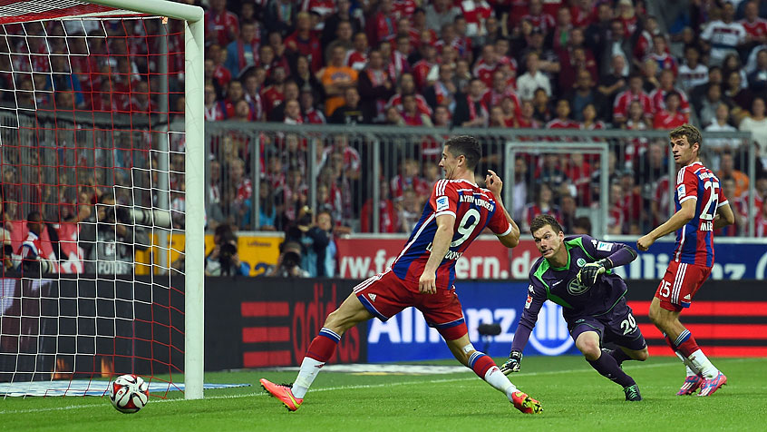 رابرت لواندوفسکی|بایرن مونیخ 2-1 ولفسبورگ / بوندسلیگا