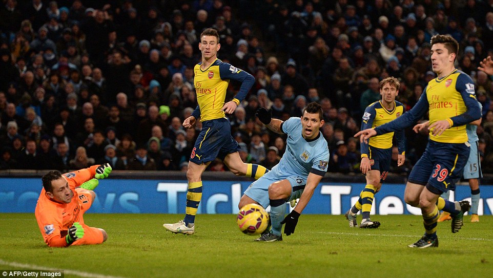 سرخیو آگیرو|منچستر سیتی 0 - 2 آرسنال / لیگ جزیره