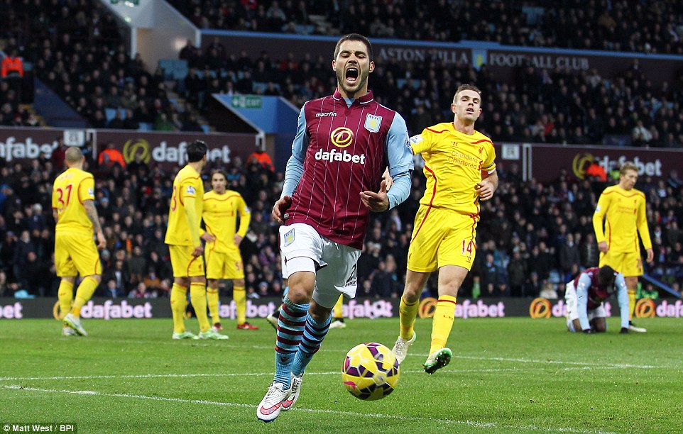 حسرت بازیکن استون ویلا|آستون ویلا 0 - 2 لیورپول / لیگ جزیره