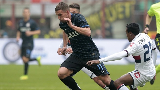 لوكاس پودولوسكي|اینترمیلان 3 - 1 جنوا / سری آ