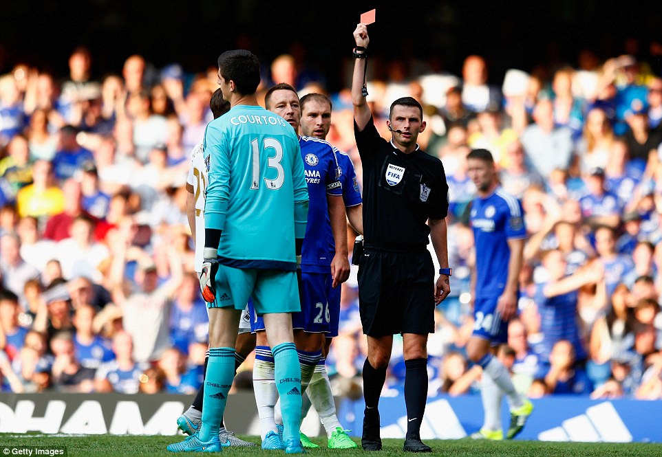 تیبو كورتوآ|چلسی 2 - 2 سوانسی / لیگ برتر انگلستان