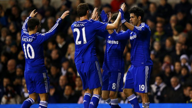 دیگو کاستا|تاتنهام 5 - 3 چلسی / لیگ جزیره