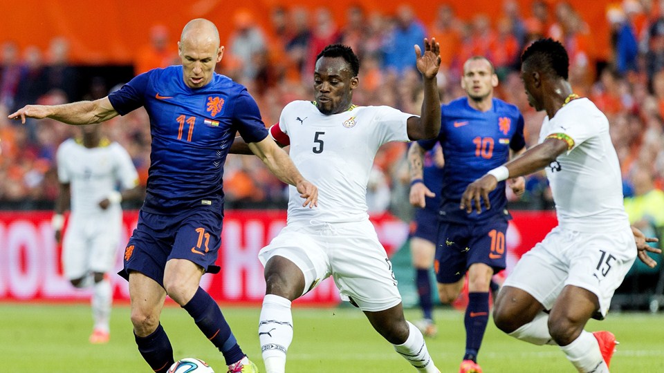 آرین روبن|هلند 1-0 غنا / دیدار دوستانه