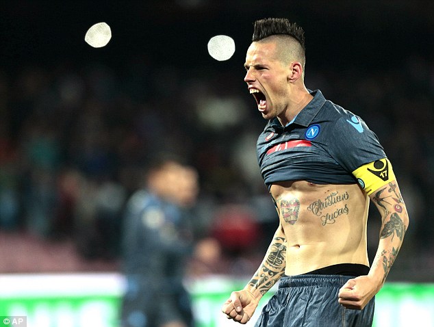 مارک همشیک|ناپولی 2 - 2 اینترمیلان / سری آ