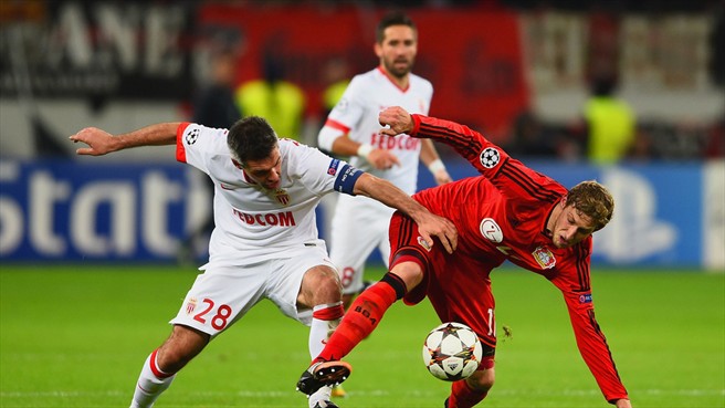 ژرمی تولالان|باير لوركوزن 0 - 1 موناکو / لیگ قهرمانان