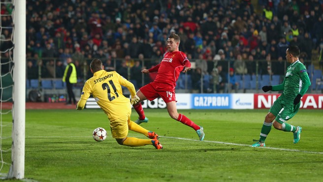 جردن هندرسون|لادوگورتس 2 - 2 لیورپول / لیگ قهرمانان