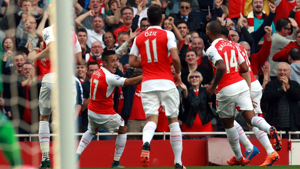 الکسیس سانچز|آرسنال 3 - 0 منچستر یونایتد / لیگ جزیره