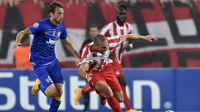 کلودیو ماركيزيو|المپیاکوس 1 - 0 یوونتوس / لیگ قهرمانان