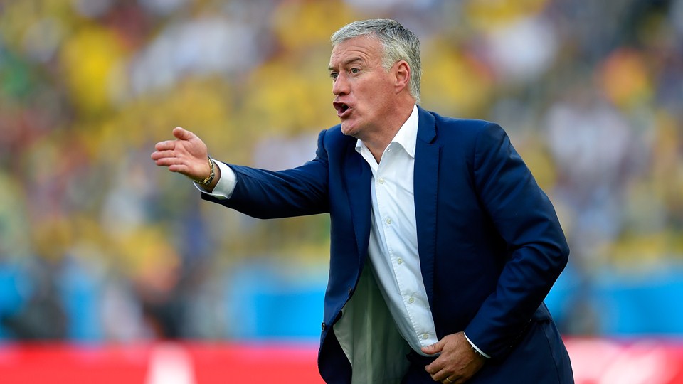 دیدیه دشان|عکس العمل سرمربی تیم ملی فرانسه ، دیدیه دشان در بازی مقابل آلمان.