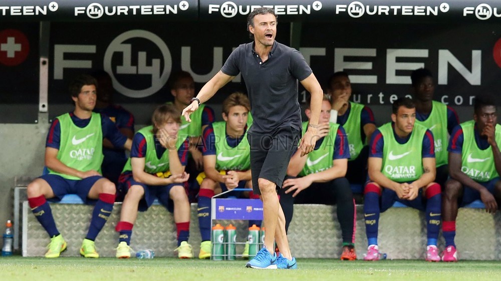 لوئیس انریکه|بارسلونا 0-1 ناپولی / دیدار دوستانه