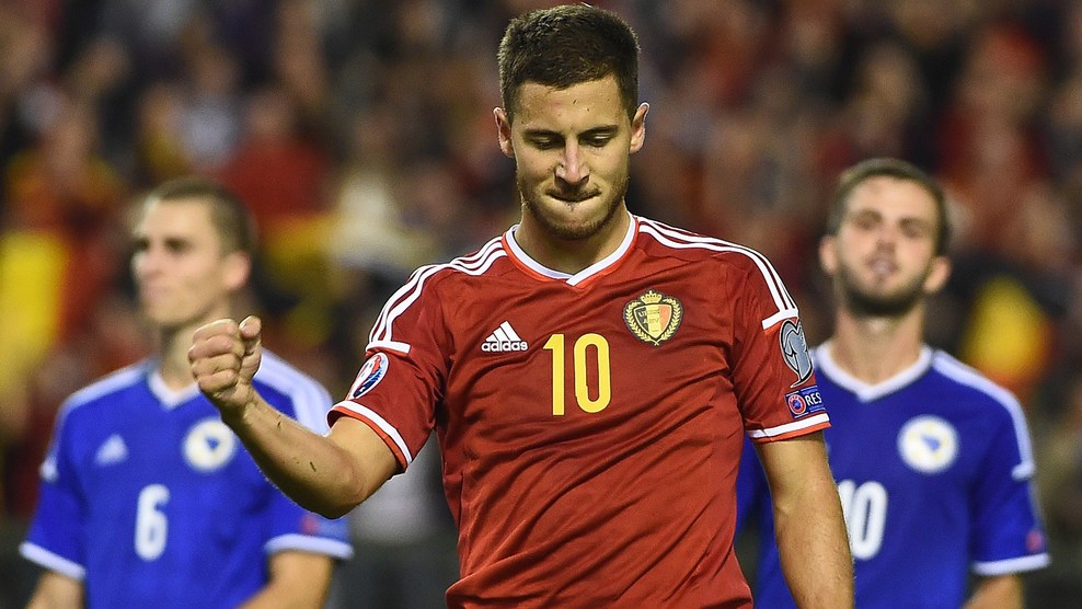 ادن هازرد|بلژیک 3 - 1 بوسنی و هرزگوین / مقدماتی یورو 2016