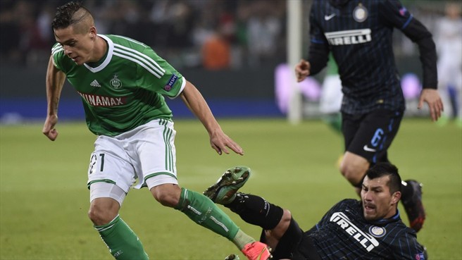 گری مدل|سنت اتين 1 - 1 اینترمیلان / لیگ اروپا