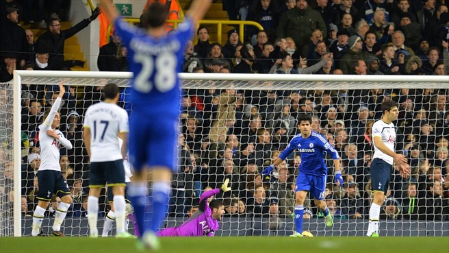 دیگو کاستا|تاتنهام 5 - 3 چلسی / لیگ جزیره