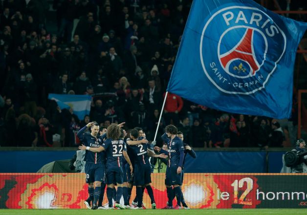 شادی بازیکنان پاریس سن ژرمن|پاریس سن ژرمن 1 - 0 رن / لوشامپیونه