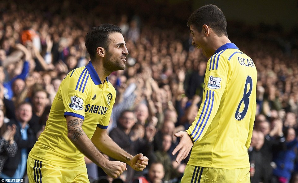 فرانسسک فابرگاس - اوسکار|کریستال پالاس 1 - 2 چلسی / لیگ جزیره