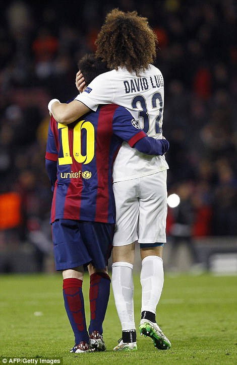 لیونل مسی - داوید لوئیز|بارسلونا 3 - 1 پاریس سن ژرمن / لیگ قهرمانان