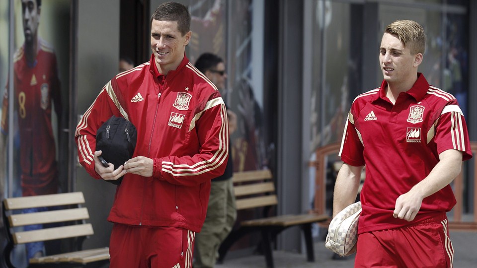 فرناندو خوزه تورس|تمرین تیم ملی اسپانیا