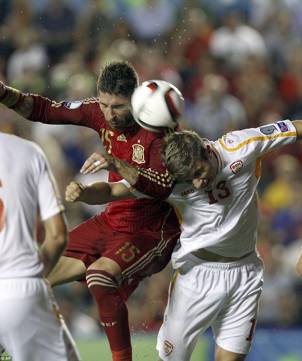 سرخیو راموس|اسپانیا 5 –1 مقدونیه / مقدماتی یورو 2016