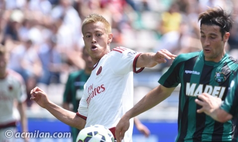 كيسوکه هوندا|ساسوئولو 3 - 2 میلان / سری آ