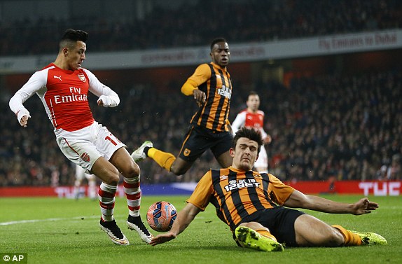 الکسیس سانچز|آرسنال 2 - 0 هال سیتی / جام حذفی انگلستان