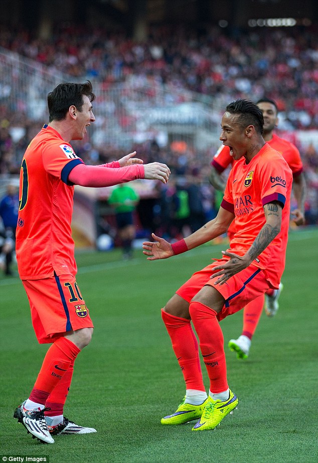 لیونل مسی - نیمار|سه ویا 2 - 2 بارسلونا / لالیگا