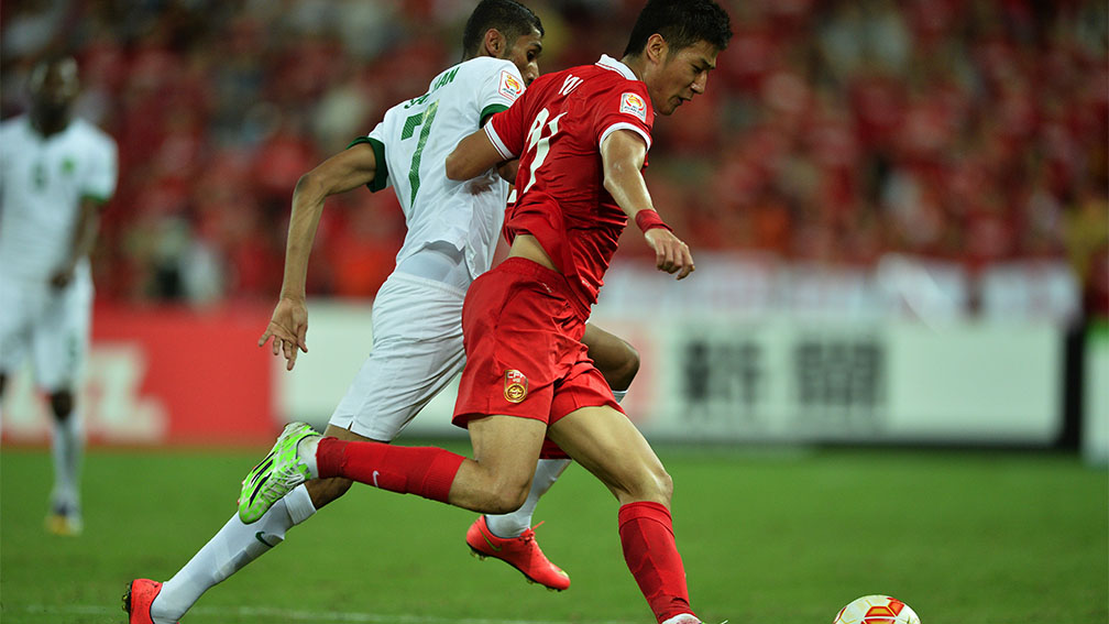 تقابل دو بازیکن|عربستان 0 - 1 چین / جام ملت های آسیا 2015