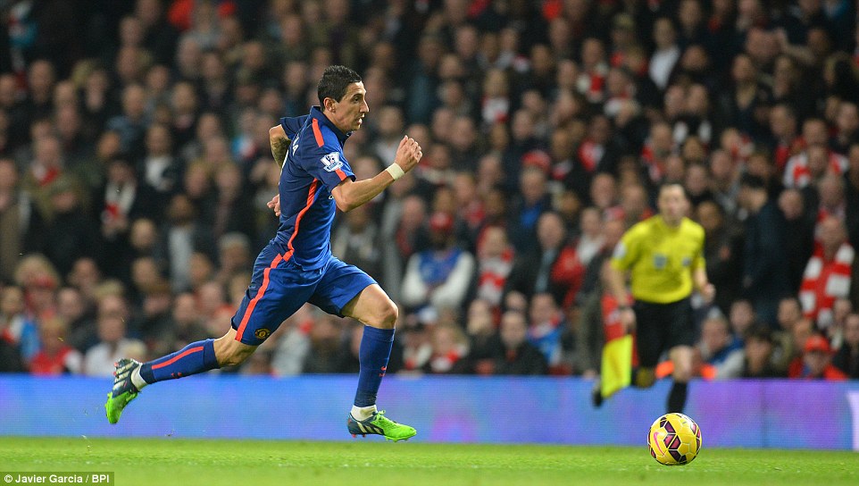 آنخل دی ماریا|آرسنال 1 - 2 منچستر یونایتد / لیگ جزیره