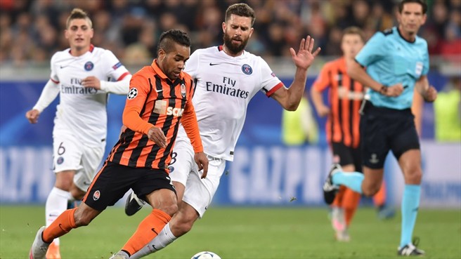 تیاگو موتا|شاختار دونتسك 0 - 3 پاریس سن ژرمن / لیگ قهرمانان