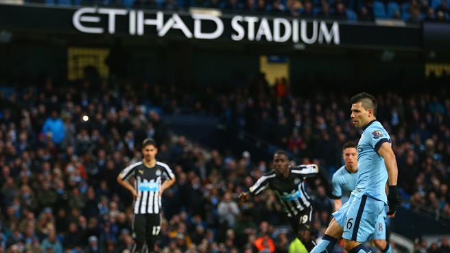 سرخیو آگرو|منچستر سیتی 5 - 0 نیوکاسل / لیگ جزیره