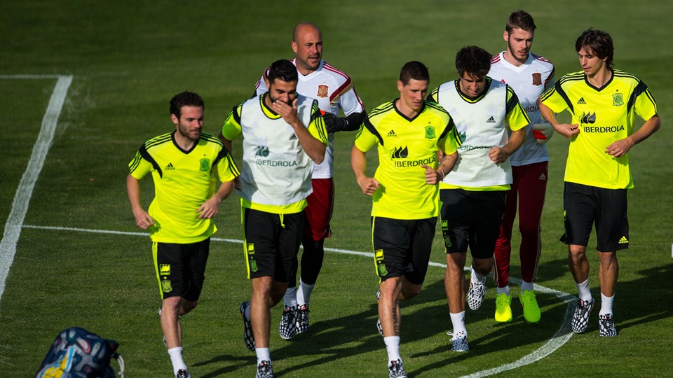 اسپانیا|تمرین تیم ملی اسپانیا