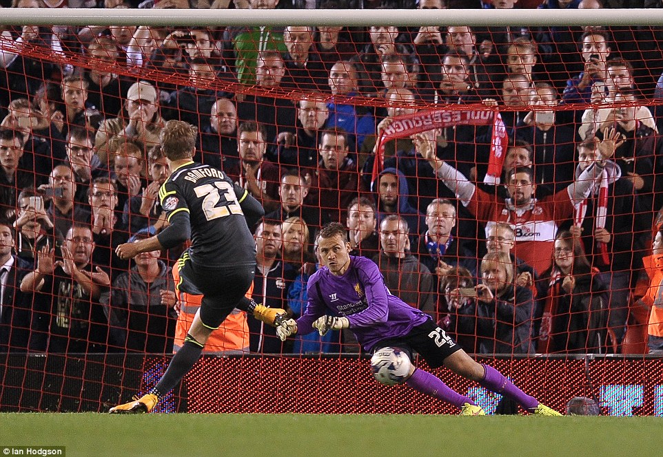 پاتریک بامفورد|لیورپول 2-2 میلزبورو / جام اتحادیه