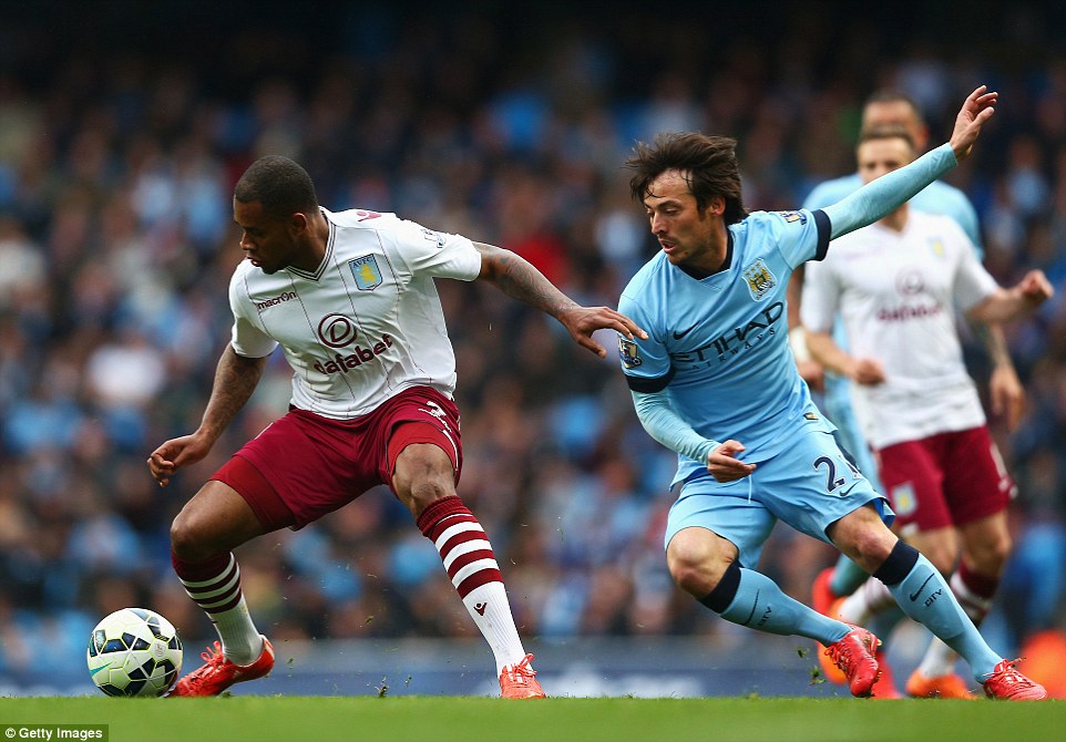 داوید سیلوا|منچستر سیتی 3 - 2 آستون ویلا / لیگ جزیره