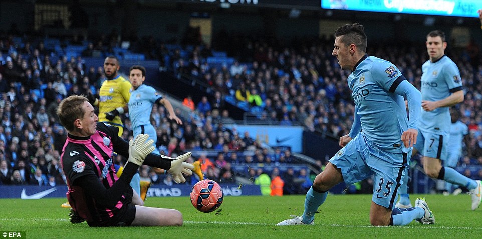 استفان یووتیچ|منچستر سیتی 2 - 1 شِفیلد وِنزدِی / لیگ جزیره