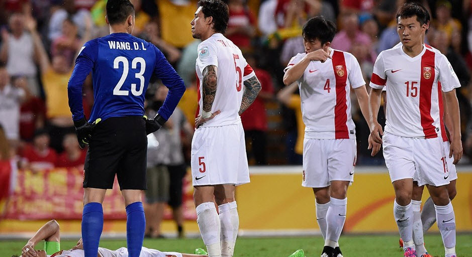 حسرت بازیکنان چین|چین 0 - 2 استرالیا / جام ملت های آسیا 2015