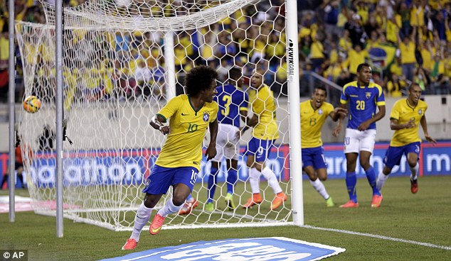 ویلیان|برزیل 1-0 اکوادور / دیدار دوستانه