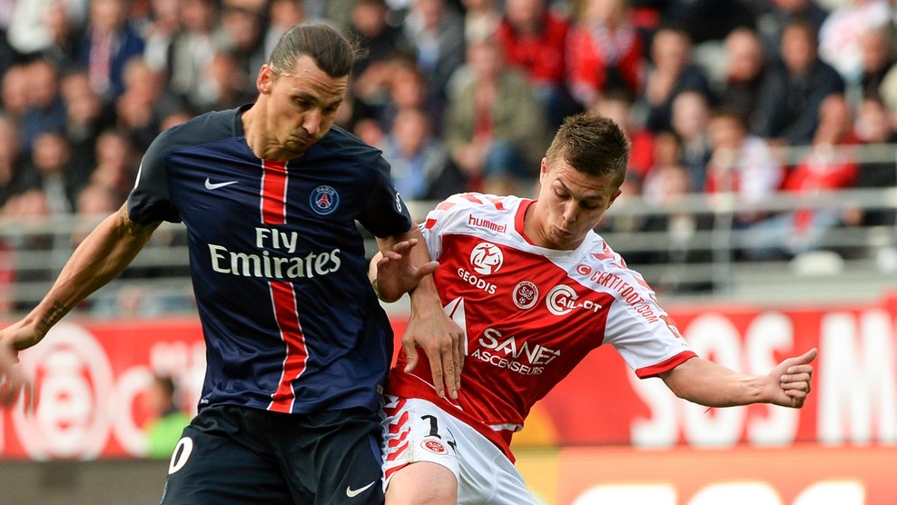 زلاتان ایبراهیموویچ|ریمز 1 - 1 پاریس سن ژرمن / لوشامپیونه / گزارش تصویری